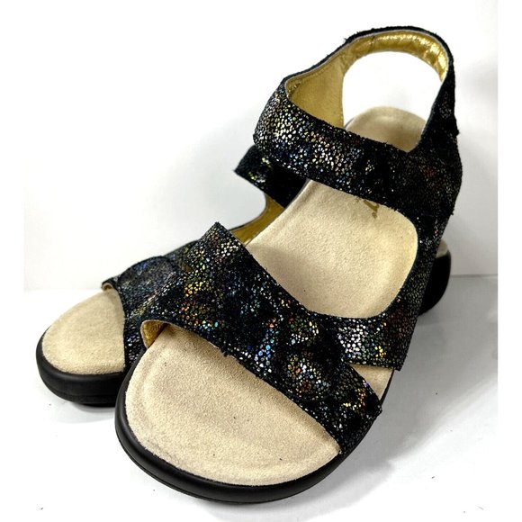 Alegria ‘Joy’ Womens Multi Color Glitter Sandals Size US 6-6.5 EUR 36 - Picture 8 of 12